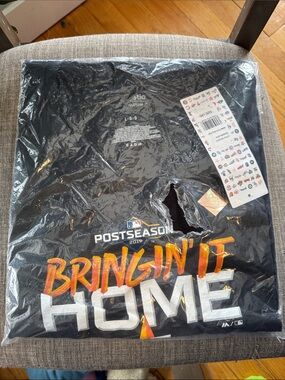 MLB New Houston Astros 2019 Bringin’ It Home Tee Shirt Size L
